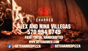 Business Card Design by Nordic Designer for Charred Artisan Wood Fired Pizza | Design: #25655516