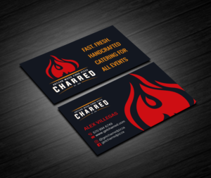 Business Card Design by Creations Box 2015 for Charred Artisan Wood Fired Pizza | Design: #25663706
