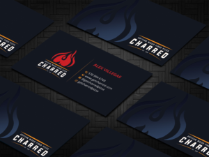 Business Card Design by DesignShout for Charred Artisan Wood Fired Pizza | Design: #25668747