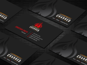 Visitenkarten-Design von Imagine design000 für Charred Artisan Wood Fired Pizza | Design: #25668767