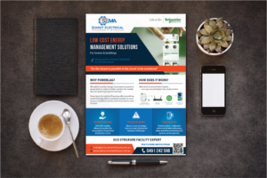 Electrician PowerTag Brochure  | Flyer-Design von alex989