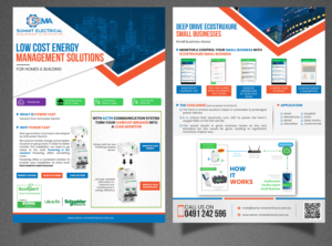 Electrician PowerTag Brochure  | Flyer-Design von SAI DESIGNS