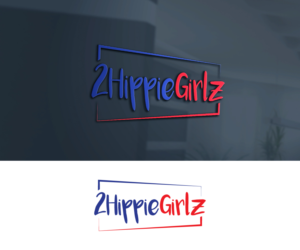 The spirit of 2HippieGirlz. I would like the logo to Pop! Our business is E commerce.I Would like people to notice our logo and want to enter our website. | Logo Design by BabAgori