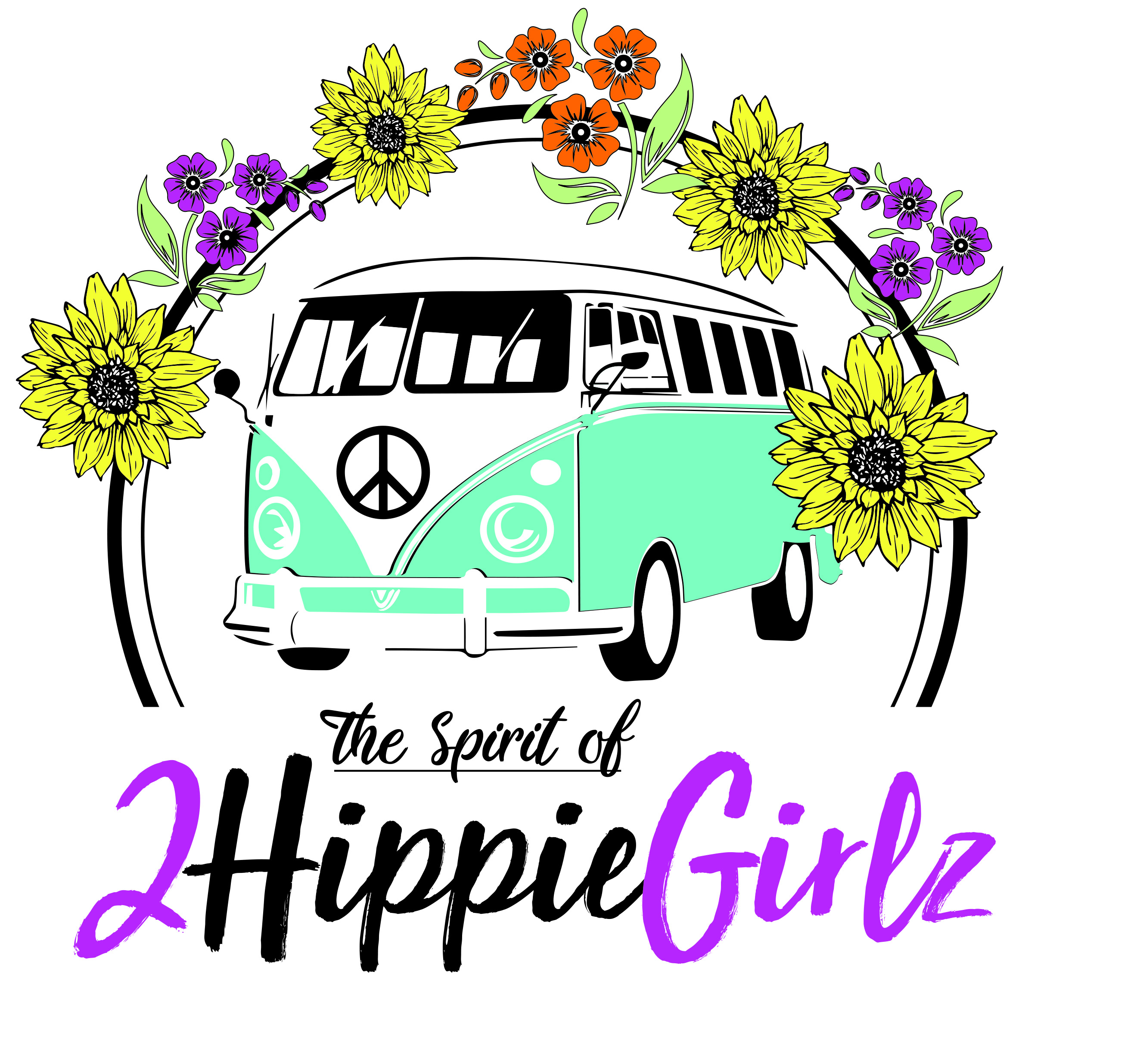 Logo Design by TracyInspires for 2HippieGirlz | Design #25657974
