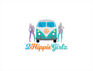 The spirit of 2HippieGirlz. I would like the logo to Pop! Our business is E commerce.I Would like people to notice our logo and want to enter our website. | Logo Design by BNdesigner