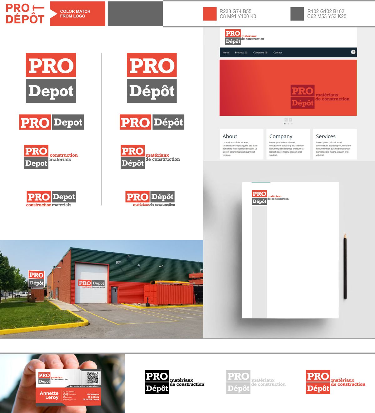Logo-Design von DesignMX (Renan Mejia) für Pro-Depot Inc. | Design: #25797126