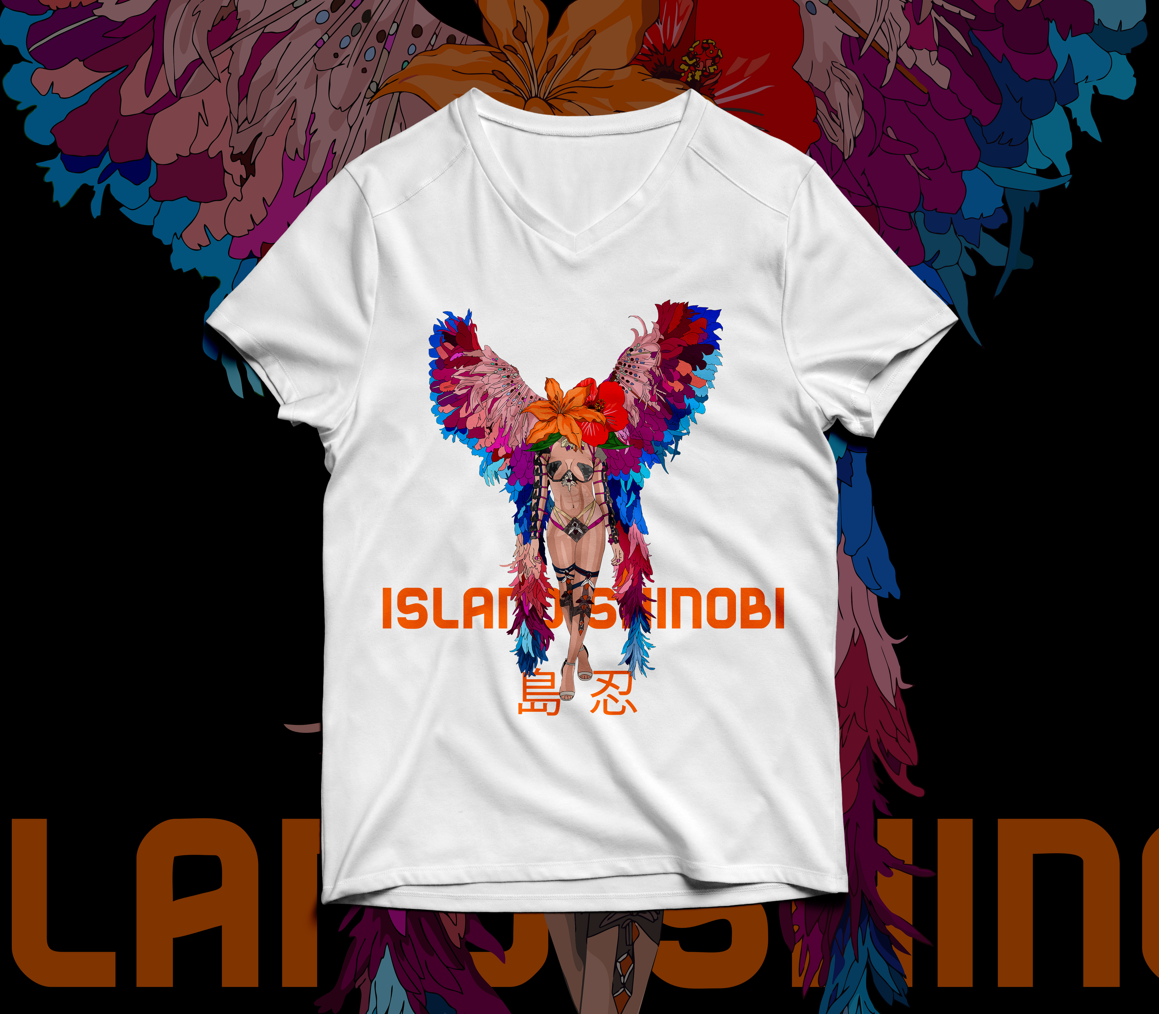 T-shirt Design by dmoeksa for Island Shinobi | Design #25682180