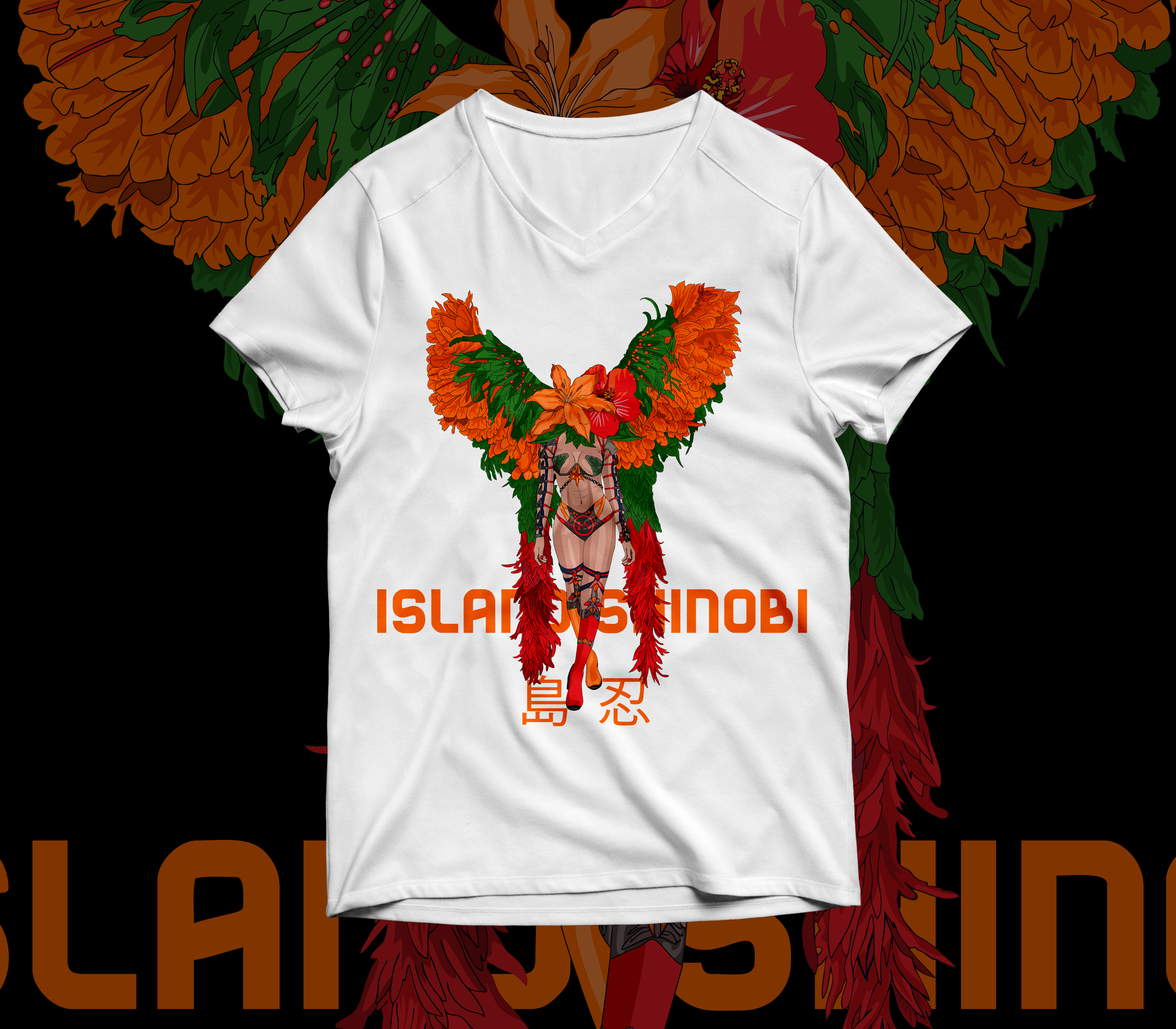 Diseño de Camiseta por dmoeksa para Island Shinobi | Diseño #25713972