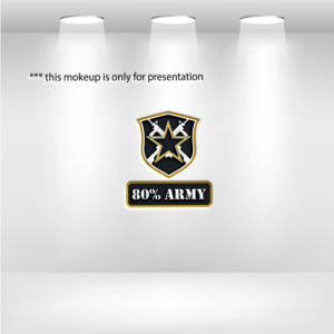 80% Army | Logo Design by uitaki