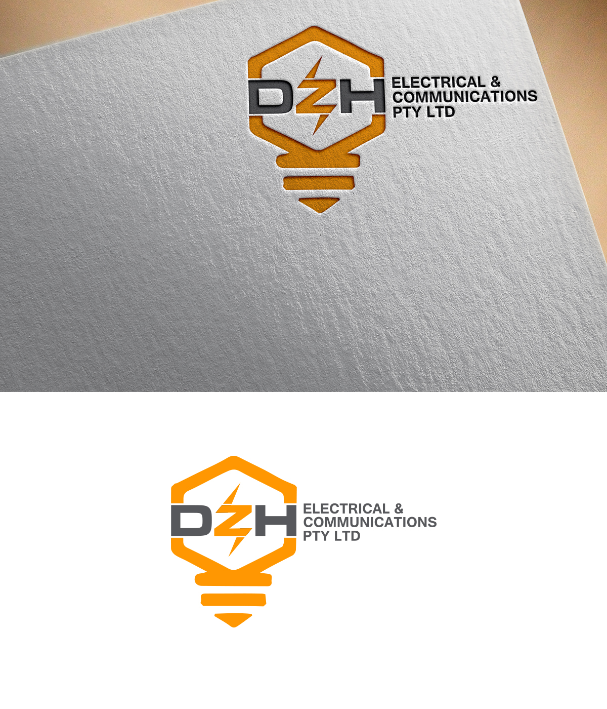 Design de Logo par romasa design555 pour DHZ Electrical & Communications Pty Ltd | Design #25675675