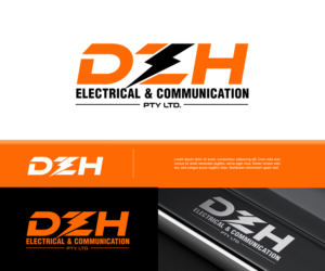 Logo Design by edwinnegz1 for DHZ Electrical & Communications Pty Ltd | Design: #25662336