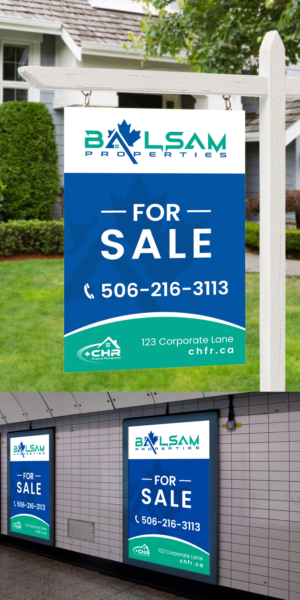 Signage Design by SL Designer for Balsam Properties | Design: #25663270