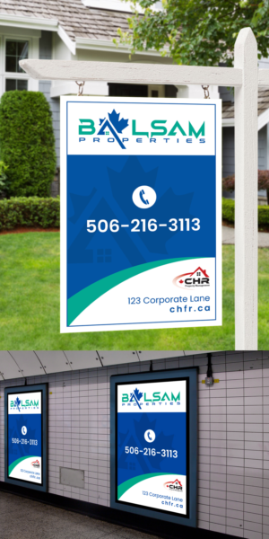 Signage Design by SL Designer for Balsam Properties | Design: #25663272