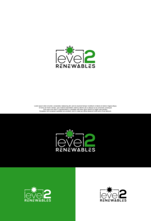 Level 2 Renewables | Logo Design by siti MWDesign