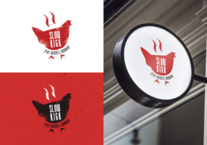 Slow kick hot chicken | Logo Design by christianpoetoe