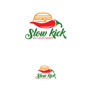 Slow kick hot chicken | Logo Design by Graphic Bricks