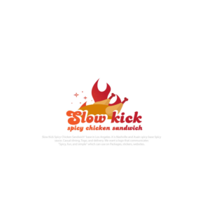 Slow kick hot chicken | Logo Design by nzdesigners
