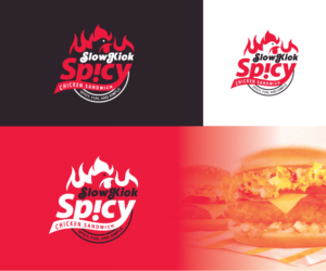 Slow kick hot chicken | Logo Design by FourtuneDesign