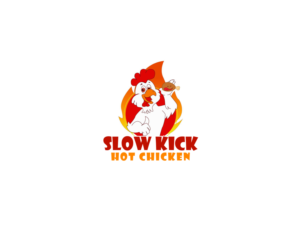 Slow kick hot chicken | Logo Design by CreativelyYours