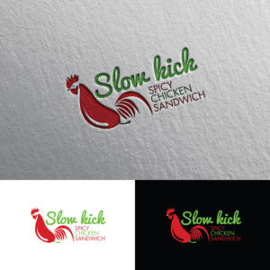 Slow kick hot chicken | Logo Design by Rii