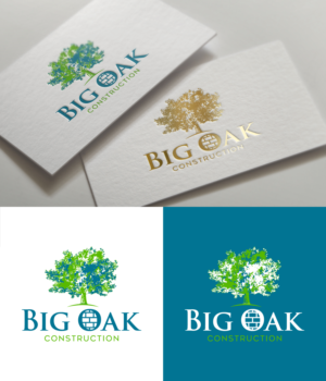 Big Oak Construction | Logo Design by ACK Design