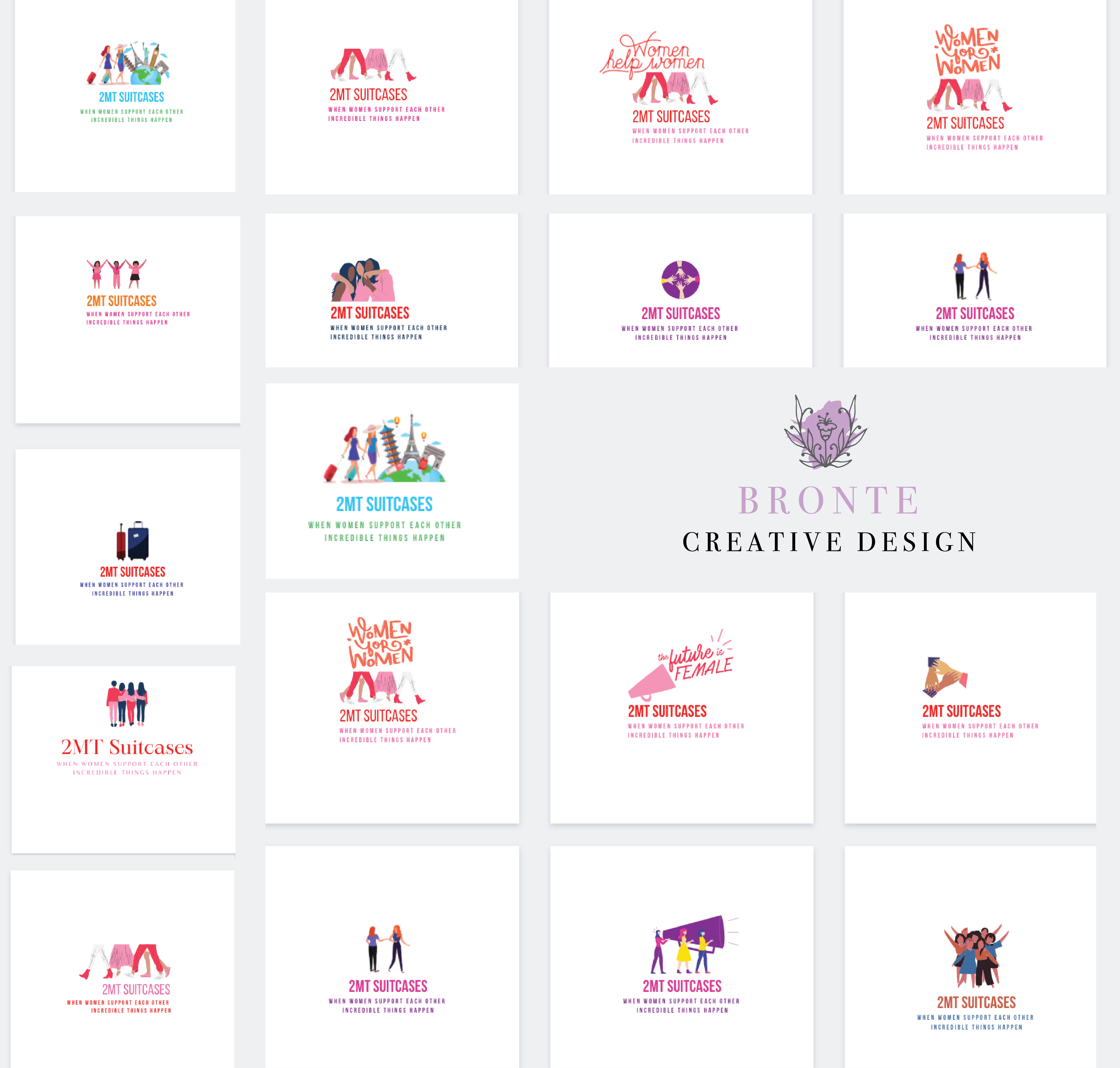 Logo-Design von Bronte Creative Design für 2 MT Suitcases | Design #25683392