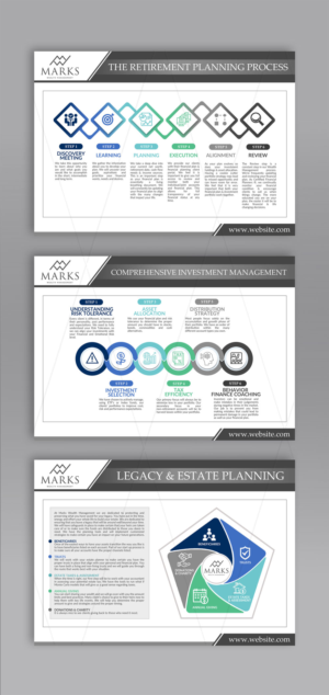 Marks Wealth Management Flow Charts | Diseño Gráfico por DA.