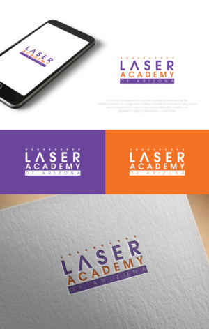 Laser Academy of Arizona | Logo Design by SL Designer