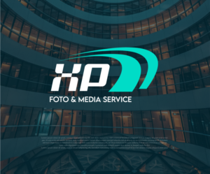 XP Foto & Media Service. With the possibility to split it into two logos i.e  XP Foto Service and XP Media Service | Logo Design by Ng V Duc