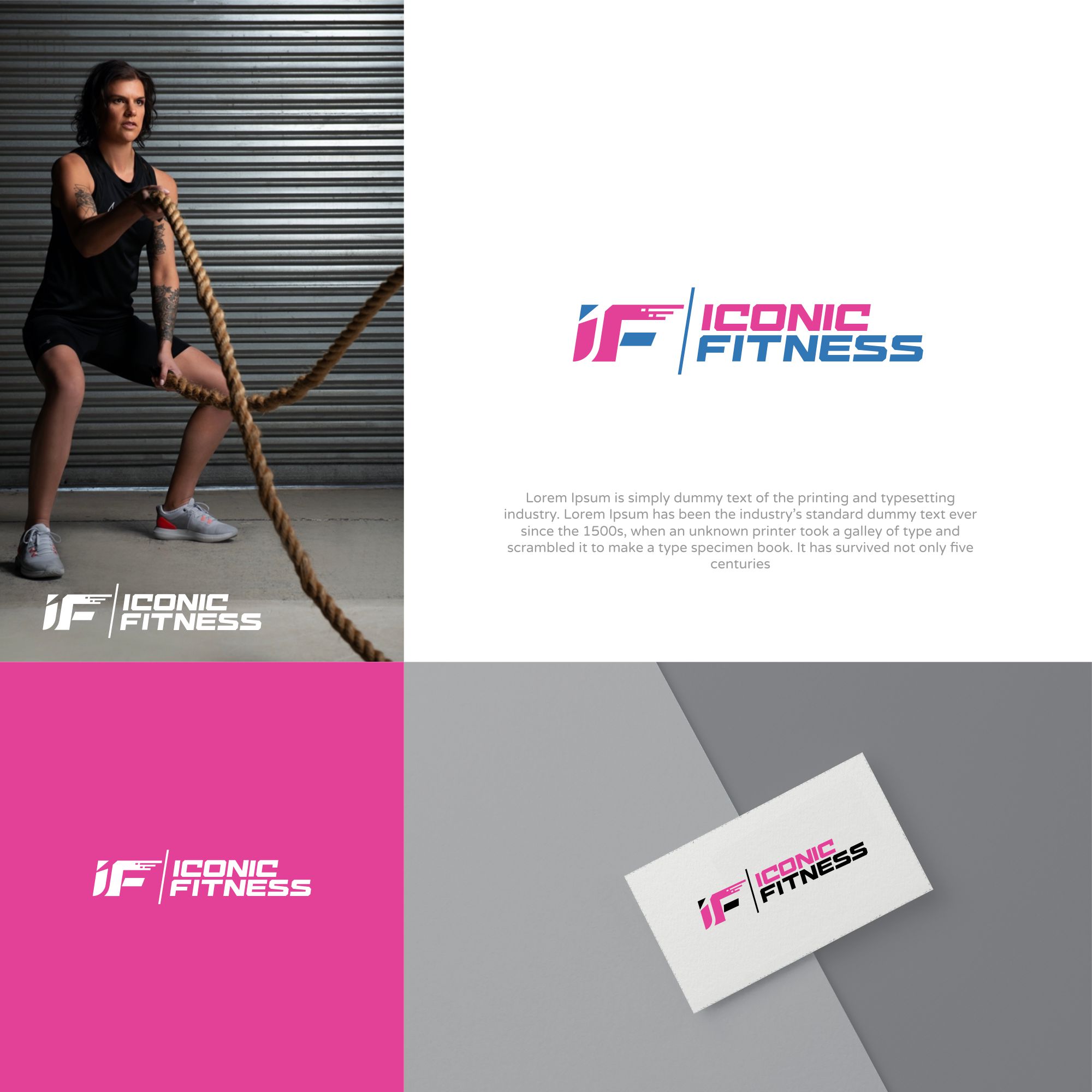 Logo Design by MX LogoArt for Iconic Fitness | Design #25668987