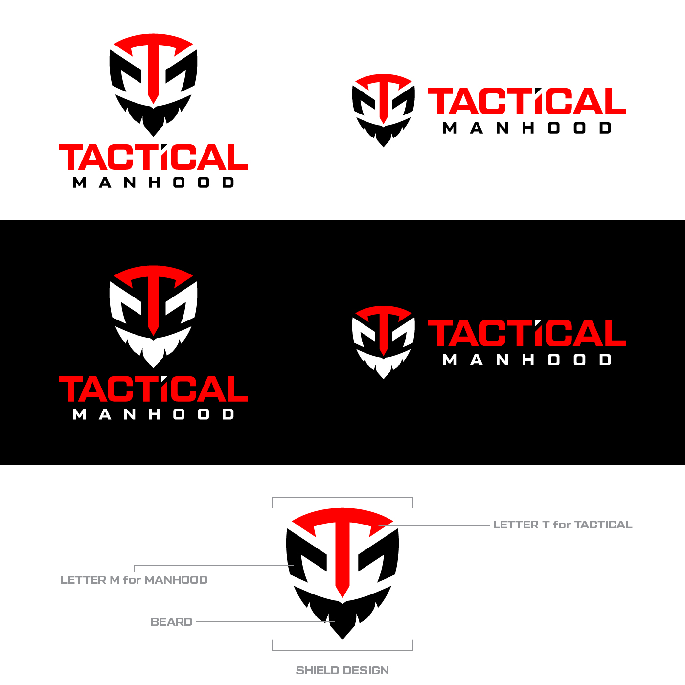Logo Design by sangeloenriquez for Tactical Manhood | Design #25658936