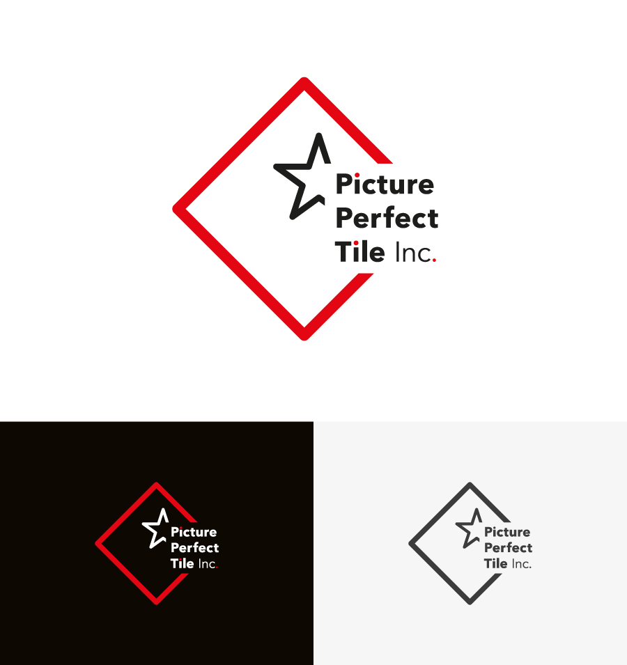 Logo Design by Dzine Shop for Picture Perfect Tile Inc. | Design #25703635