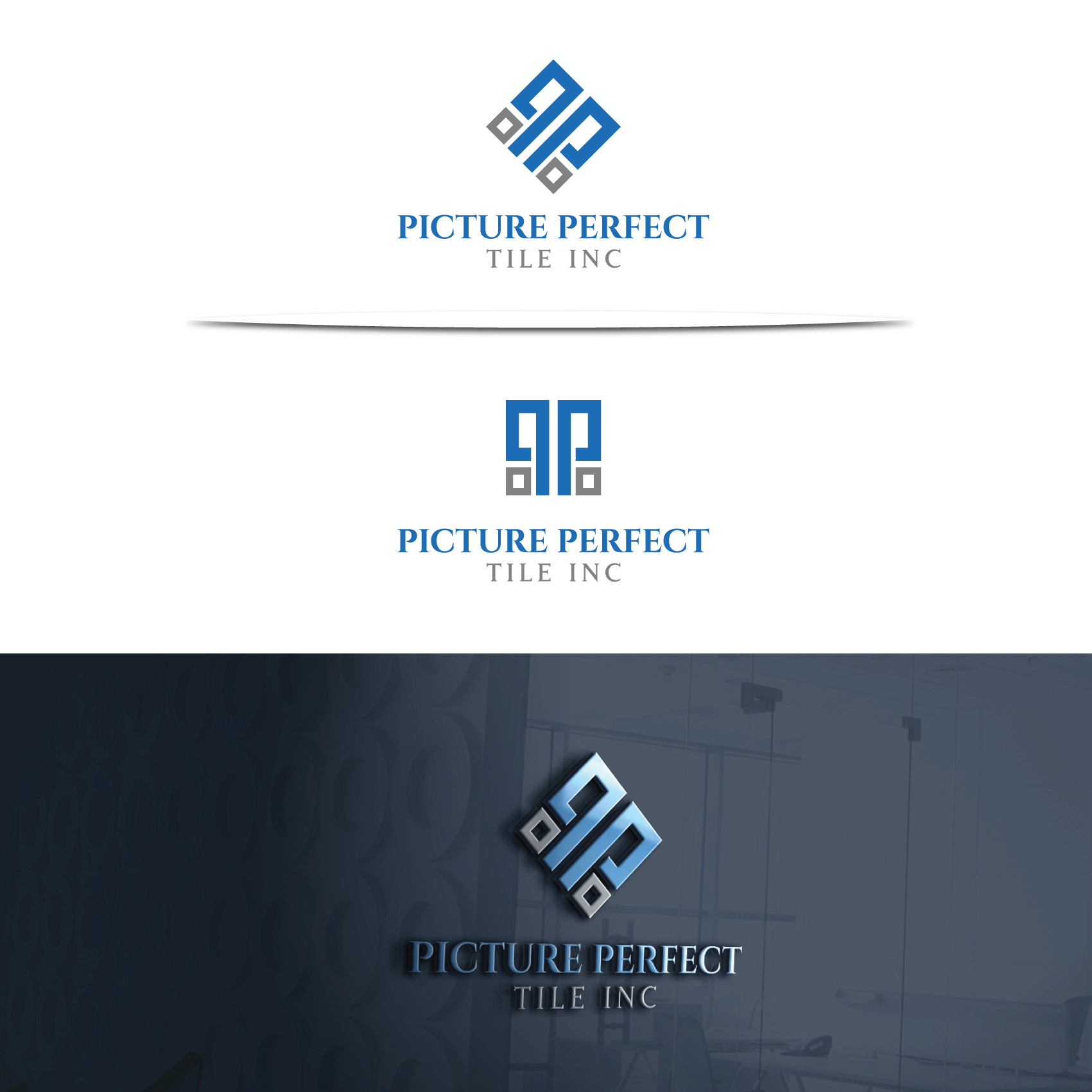 Logo Design by LKbrands for Picture Perfect Tile Inc. | Design #25691535