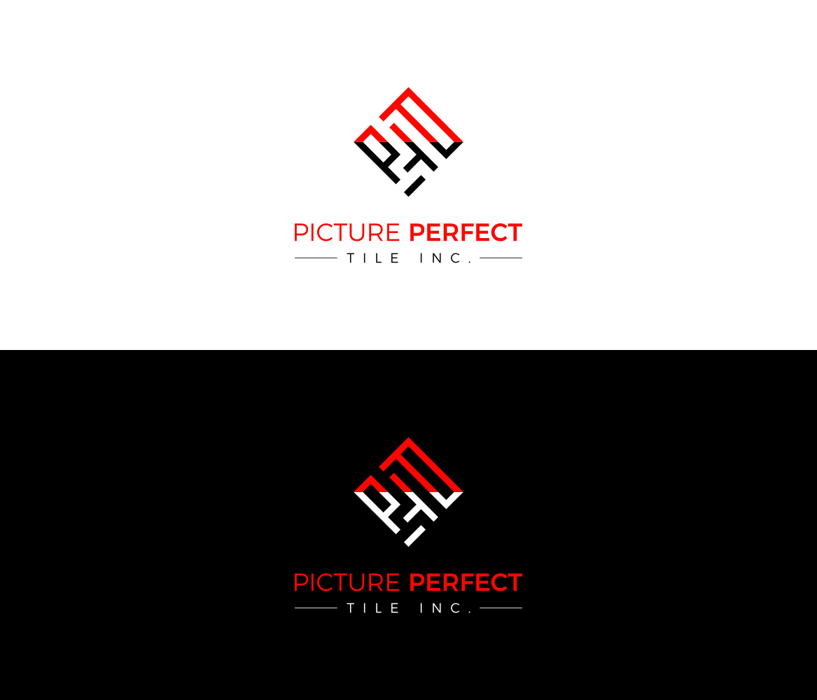 Logo Design by Riaper for Picture Perfect Tile Inc. | Design #25675067