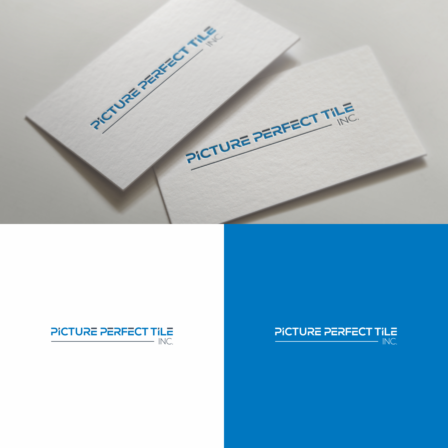 Logo Design by manah bening for Picture Perfect Tile Inc. | Design #25669692