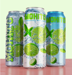 Mohito Taste Carbonated Soft Drink | Design Étiquette par Maestroto