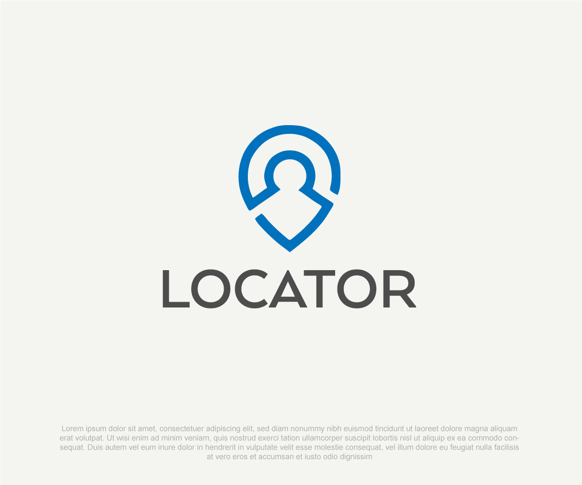 Logo Design For Locator By Niizam Uddin Design 25678020