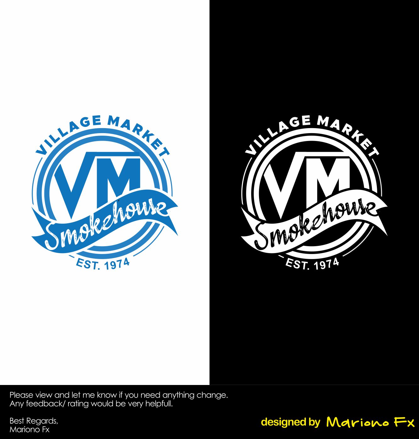 Logo Design by Mariono Fx for Village Market | Design #25684611