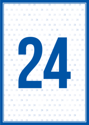 Number 24 | Diseño Gráfico por henok mulugeta8