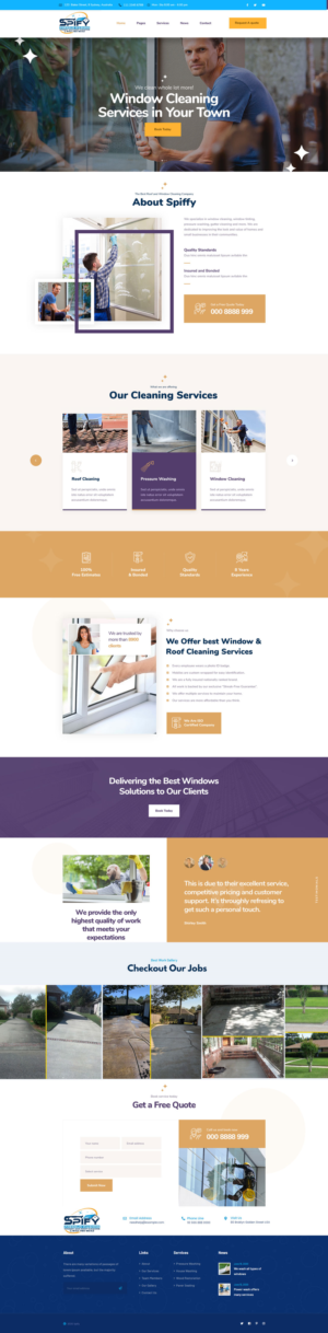 SPIFY PRESSURE WASHING LLC  | Web-Design von Expert Designer
