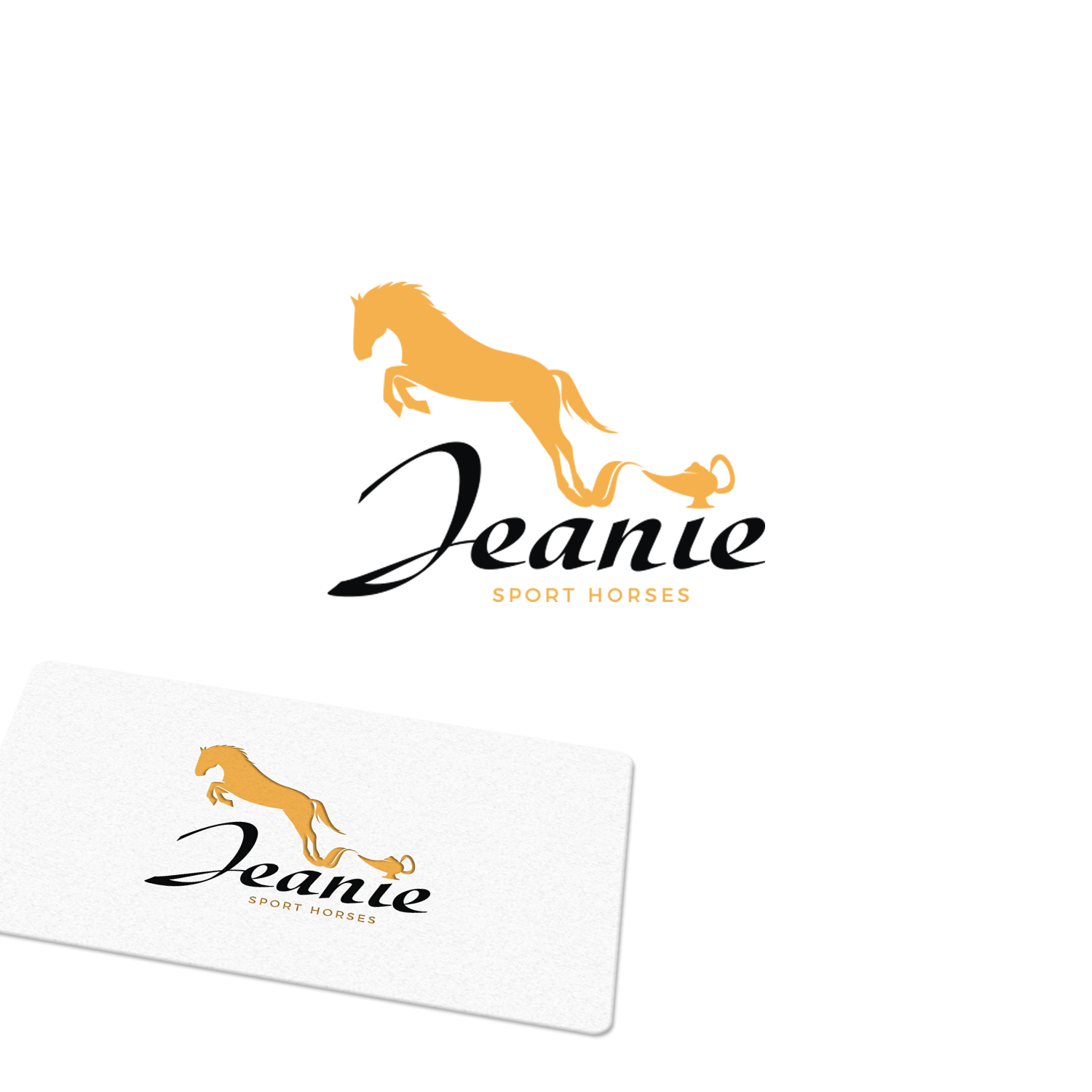 Logo Design by -sanrella-™ for Jeanie Clarke Sport Horses | Design: #25669140