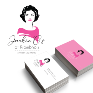 Jackie O's at Krombholz, A Modern Day Stitchery | Logo-Design von Samantha Ward Design