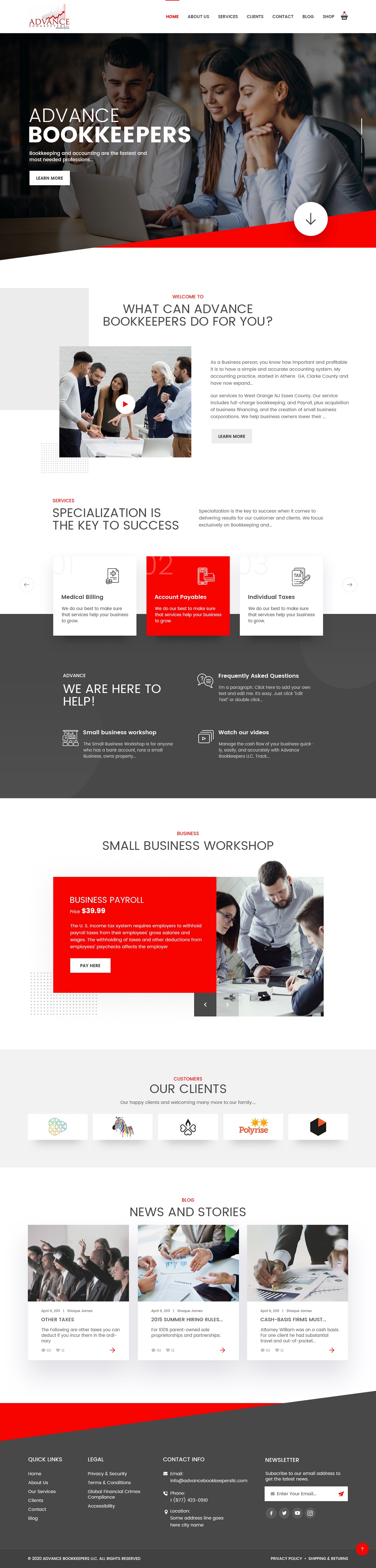 Web Design by NZ Creatives for KNH FINANCIALS LLC  | Design #25684193