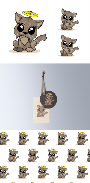 Cat Clothing Designs, Graphics, Logo, etc.* | Grafik-Design von MenaGraphics