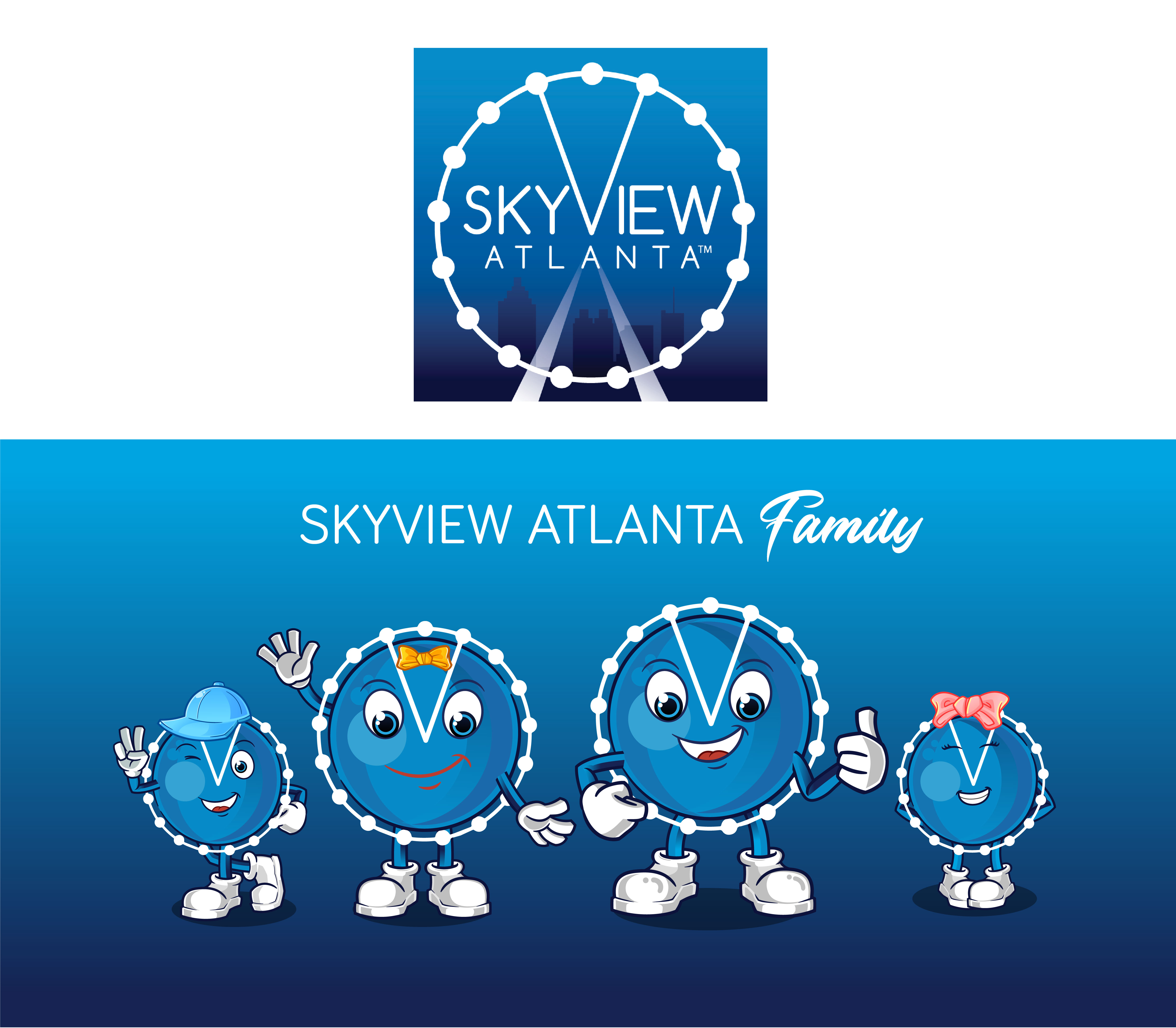 Maskottchen-Design von avi's für Skyview Atlanta | Design #25735840