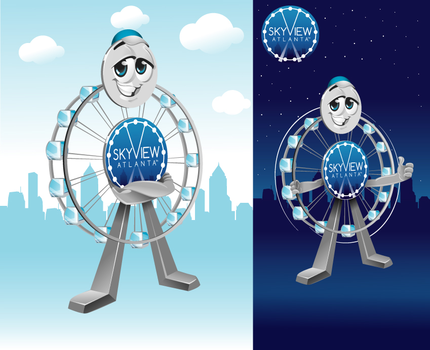 Mascot Design by ally designs for Skyview Atlanta | Design #25743581