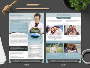 Olga Duncan ADHD coach needs a flyer | Diseño de Flyer por SAI DESIGNS