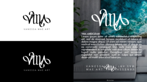 Vanessa Mae Art | Logo Design by cleverlogo