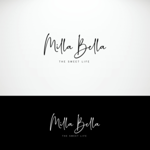 Milla Bella   The Sweet Life or it could be MillaBella as one word | Logo Design by B8