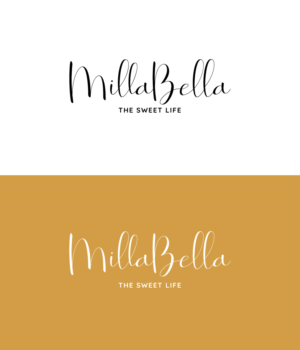 Milla Bella   The Sweet Life or it could be MillaBella as one word | Logo Design by Birdcage